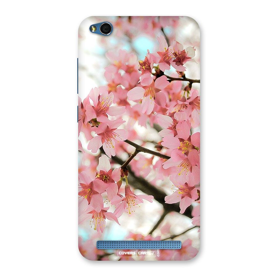 Peach Floral Back Case for Redmi 5A