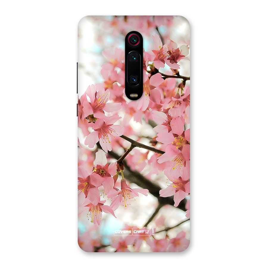 Peach Floral Back Case for Redmi K20