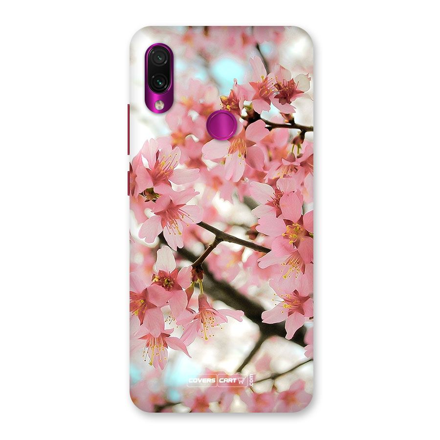 Peach Floral Back Case for Redmi Note 7 Pro