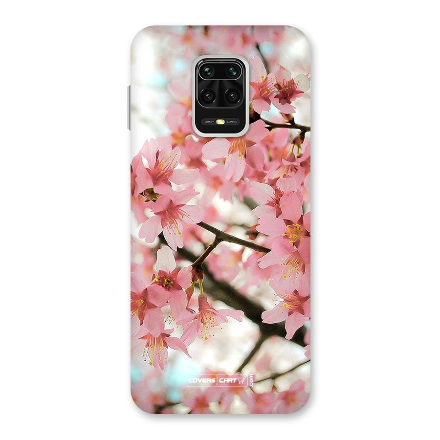 Peach Floral Back Case for Redmi Note 9 Pro