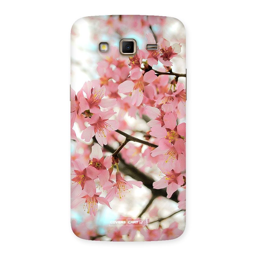 Peach Floral Back Case for Samsung Galaxy Grand 2