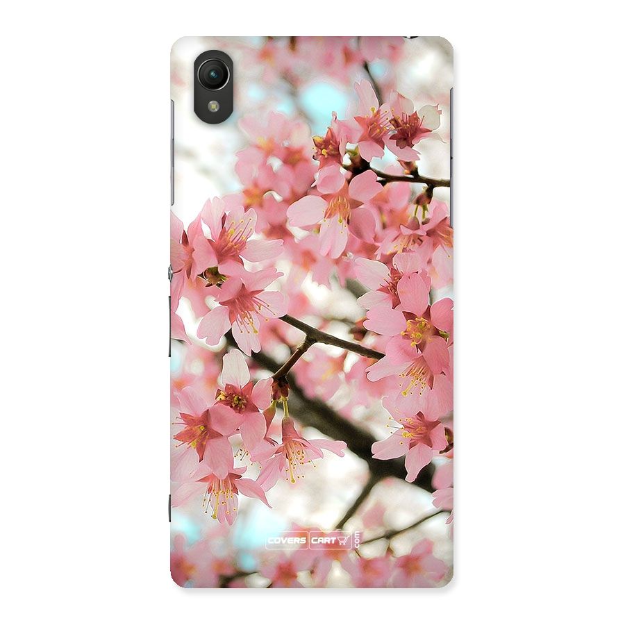 Peach Floral Back Case for Sony Xperia Z2