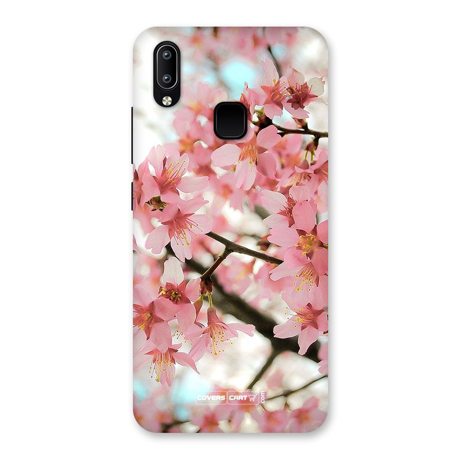 Peach Floral Back Case for Vivo Y93