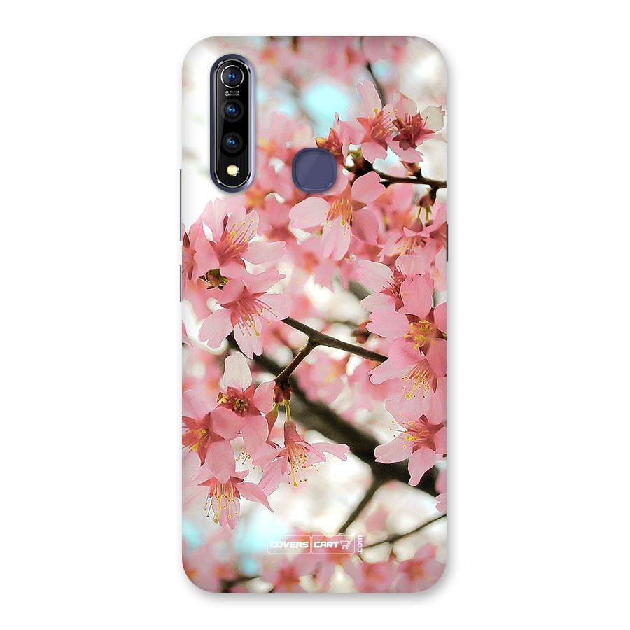 Peach Floral Back Case for Vivo Z1 Pro