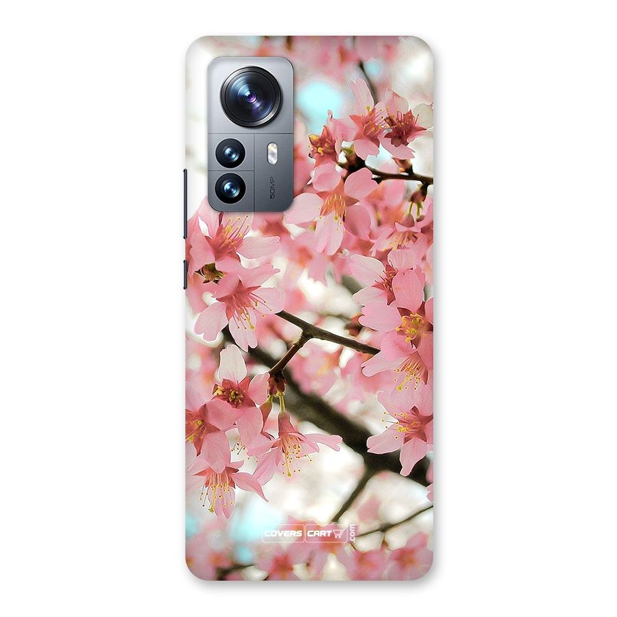 Peach Floral Back Case for Xiaomi 12 Pro