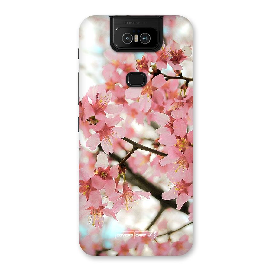 Peach Floral Back Case for Zenfone 6z
