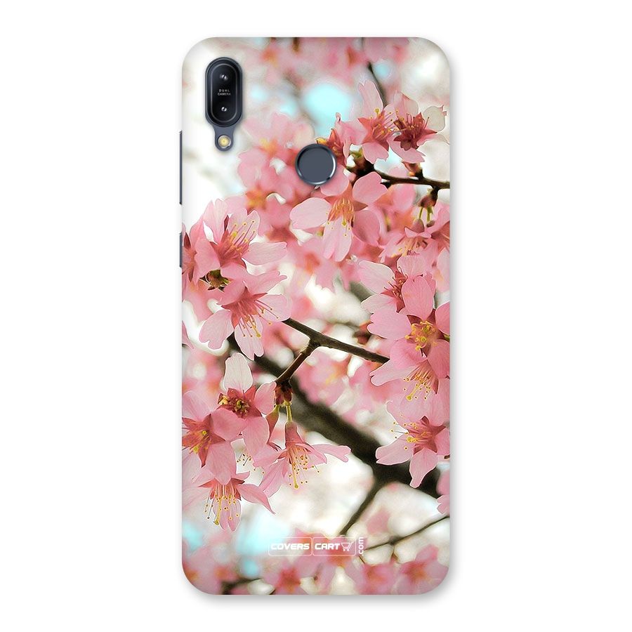 Peach Floral Back Case for Zenfone Max M2