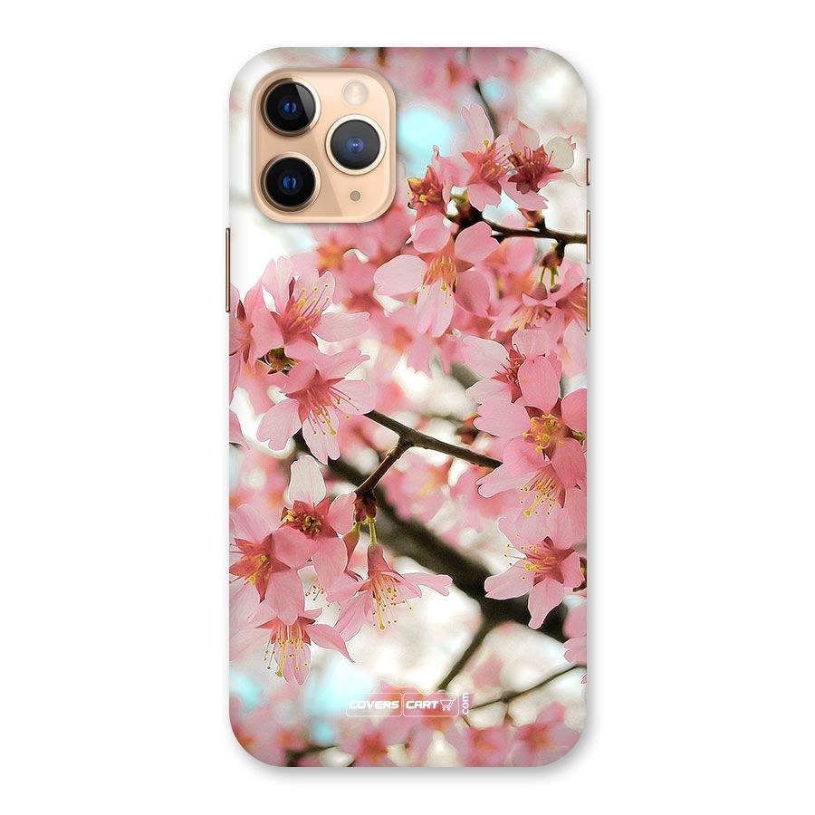 Peach Floral Back Case for iPhone 11 Pro