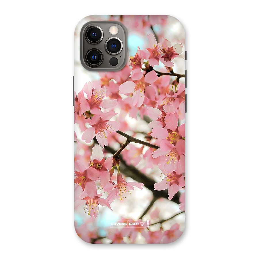 Peach Floral Back Case for iPhone 12 Pro