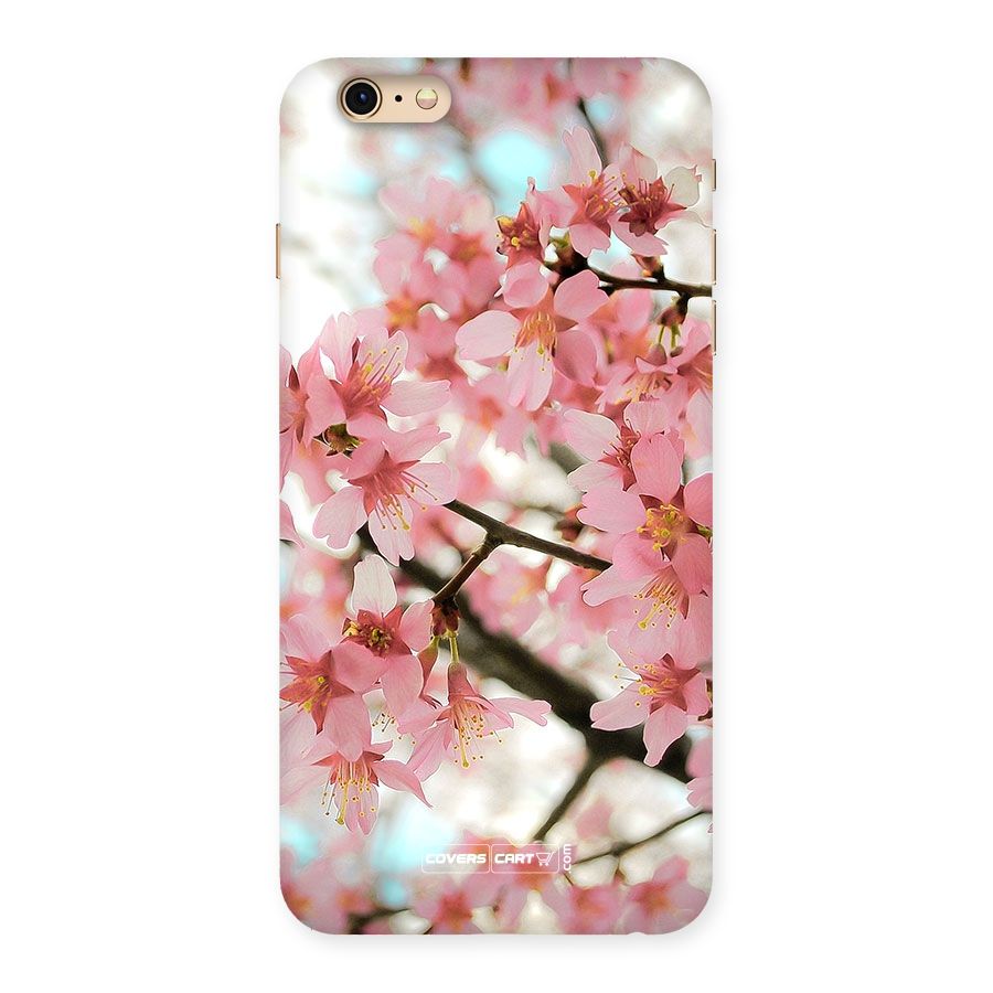 Peach Floral Back Case for iPhone 6 Plus 6S Plus