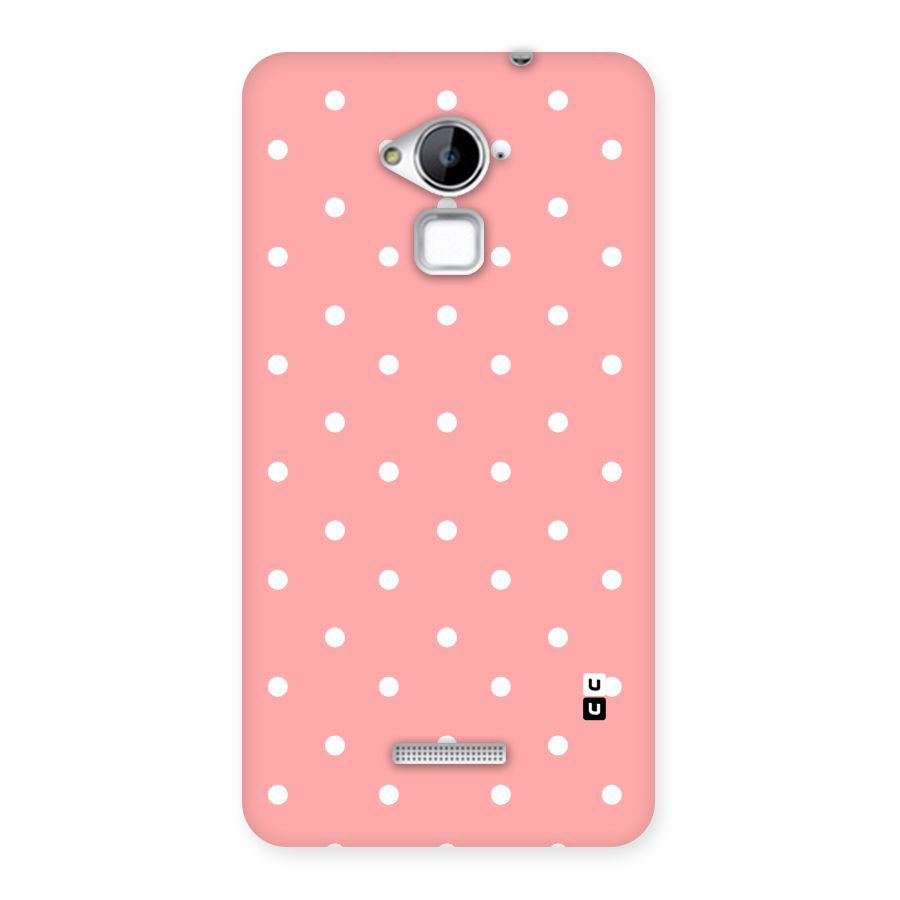 Peach Polka Pattern Back Case for Coolpad Note 3