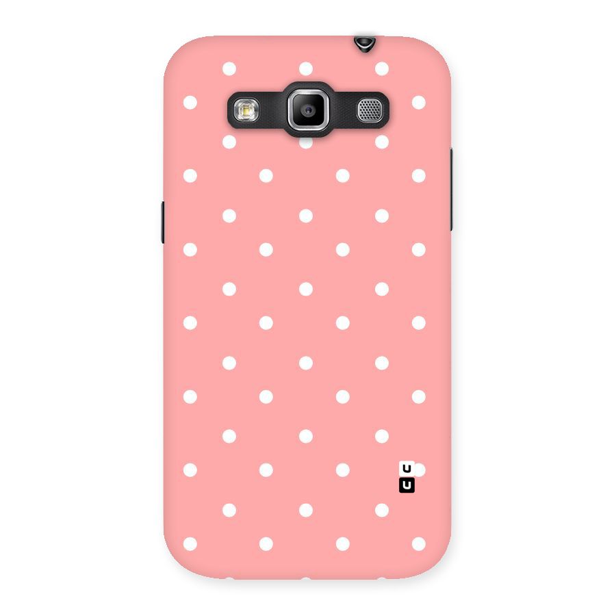 Peach Polka Pattern Back Case for Galaxy Grand Quattro