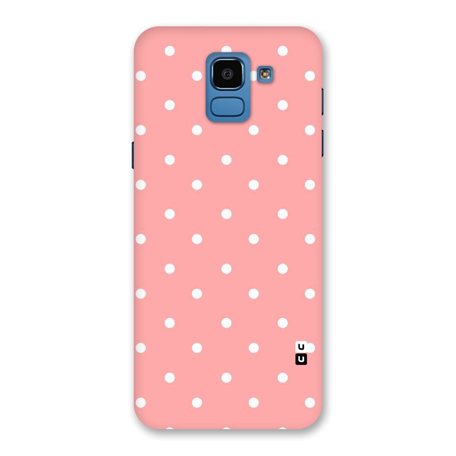 Peach Polka Pattern Back Case for Galaxy On6