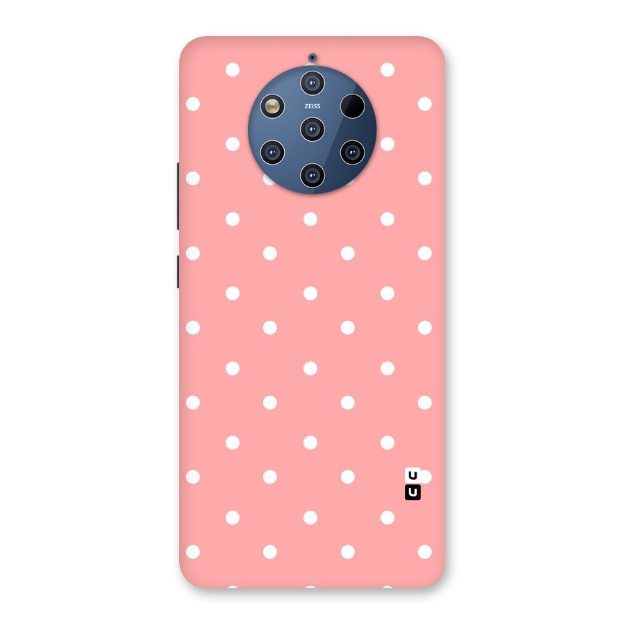 Peach Polka Pattern Back Case for Nokia 9 PureView