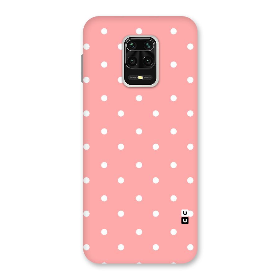 Peach Polka Pattern Back Case for Poco M2 Pro