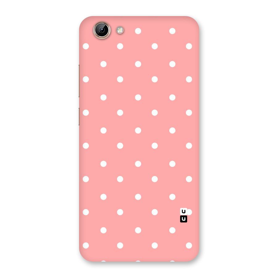 Peach Polka Pattern Back Case for Vivo Y71i