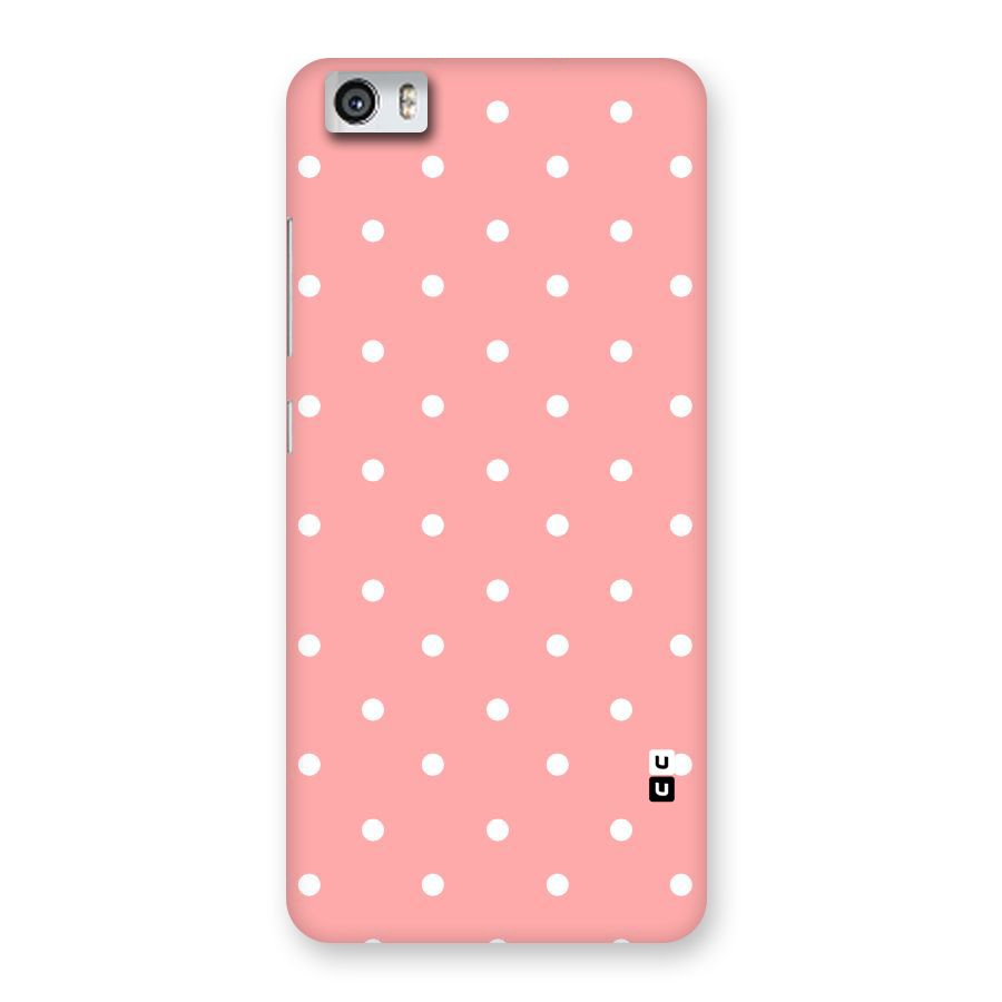 Peach Polka Pattern Back Case for Xiaomi Redmi Mi5