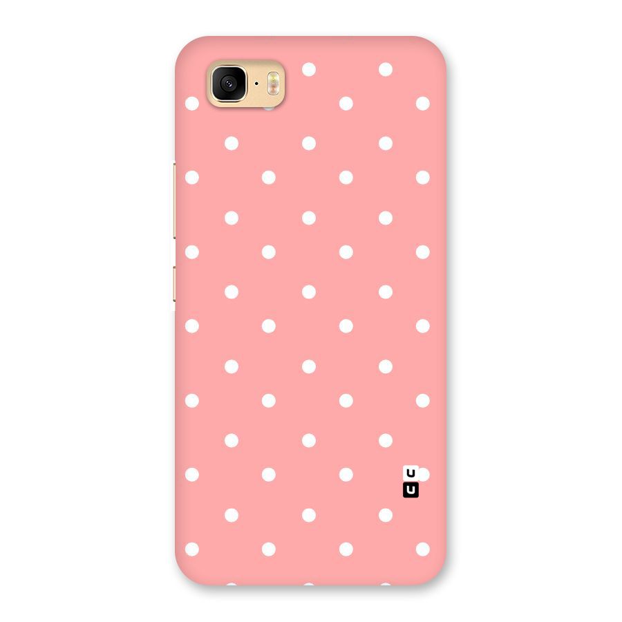 Peach Polka Pattern Back Case for Zenfone 3s Max