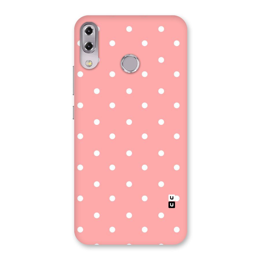 Peach Polka Pattern Back Case for Zenfone 5Z