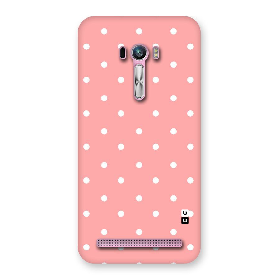 Peach Polka Pattern Back Case for Zenfone Selfie