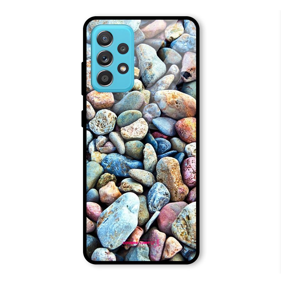 Pebbles Glass Back Case for Galaxy A52