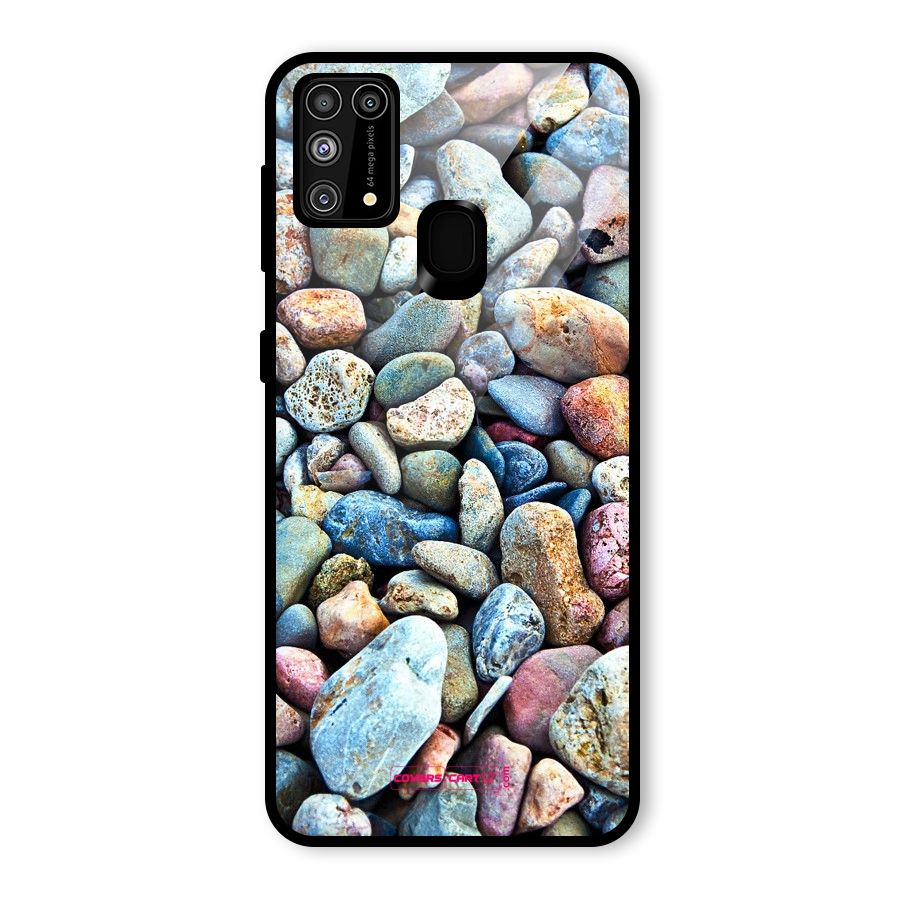 Pebbles Glass Back Case for Galaxy F41