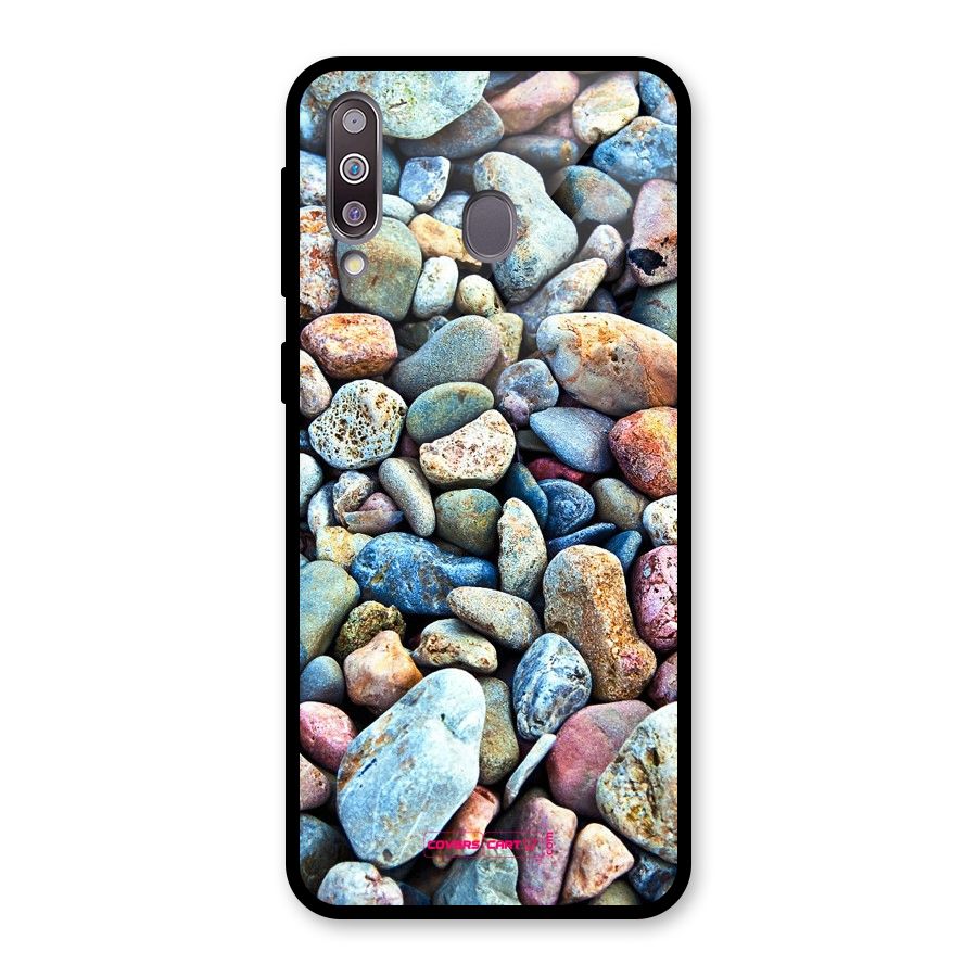 Pebbles Glass Back Case for Galaxy M30