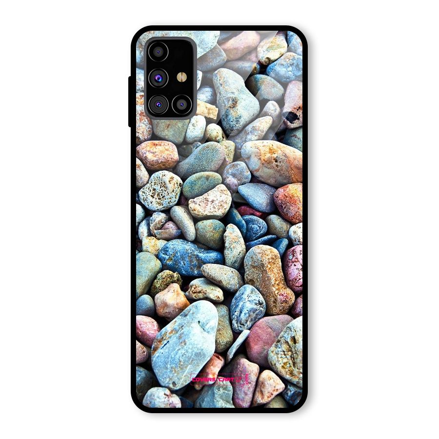 Pebbles Glass Back Case for Galaxy M31s