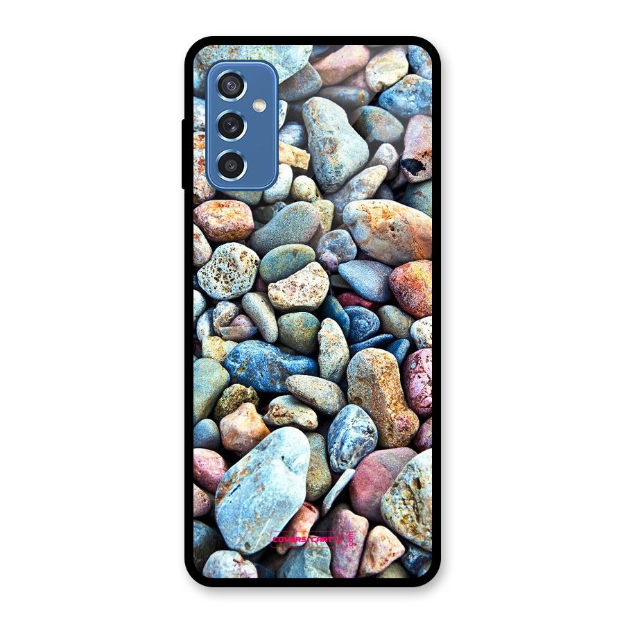 Pebbles Glass Back Case for Galaxy M52 5G