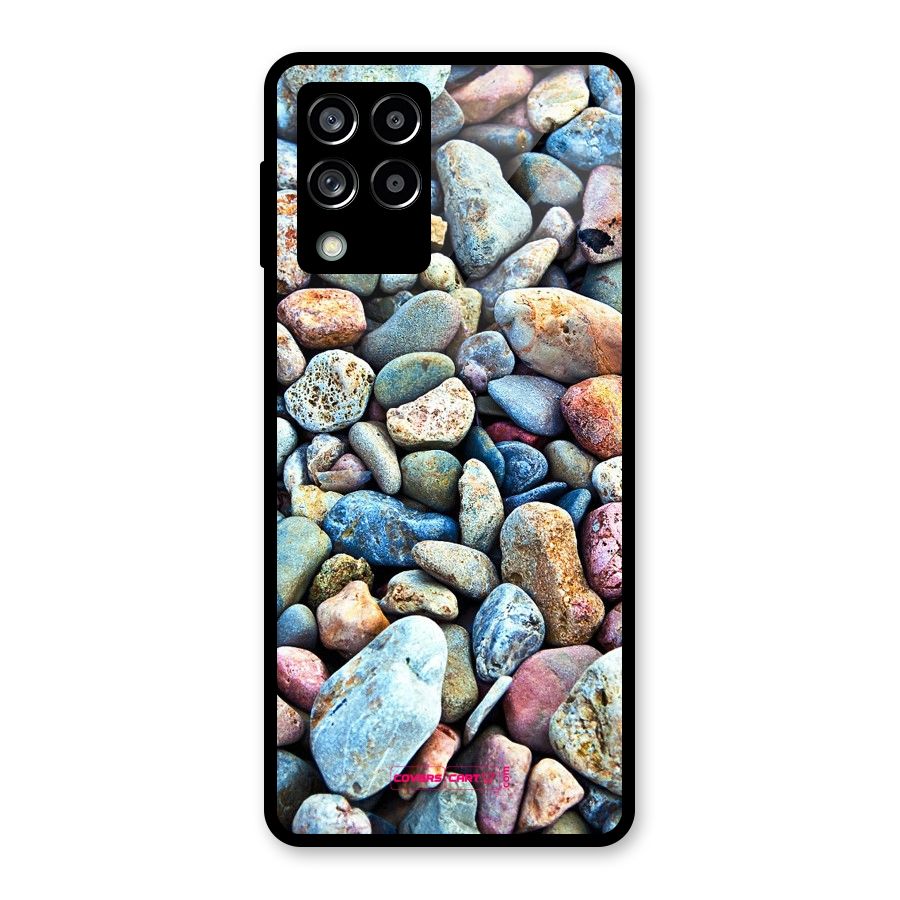 Pebbles Glass Back Case for Galaxy M53 5G