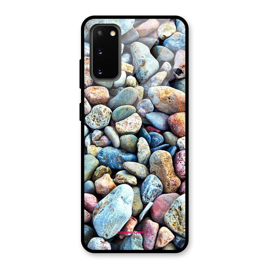 Pebbles Glass Back Case for Galaxy S20
