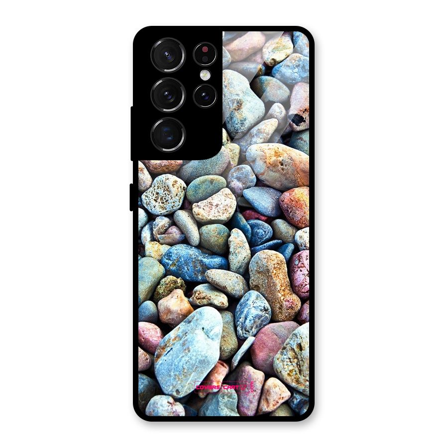 Pebbles Glass Back Case for Galaxy S21 Ultra 5G
