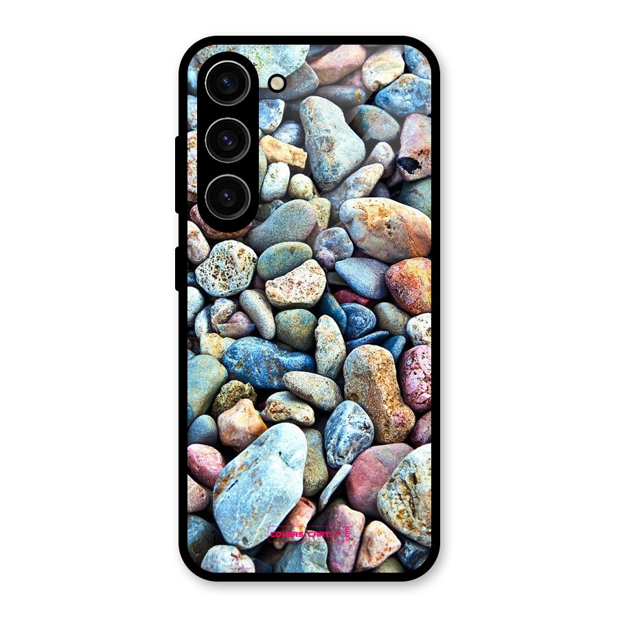 Pebbles Glass Back Case for Galaxy S23