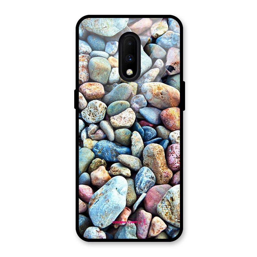 Pebbles Glass Back Case for OnePlus 7