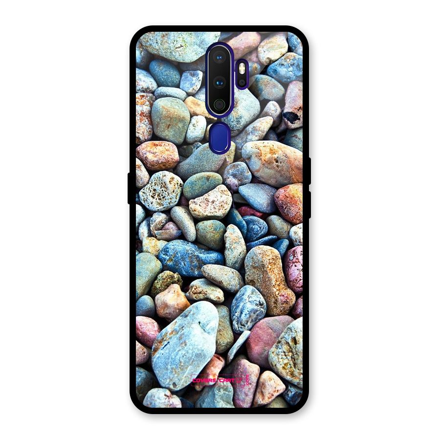 Pebbles Glass Back Case for Oppo A9 (2020)