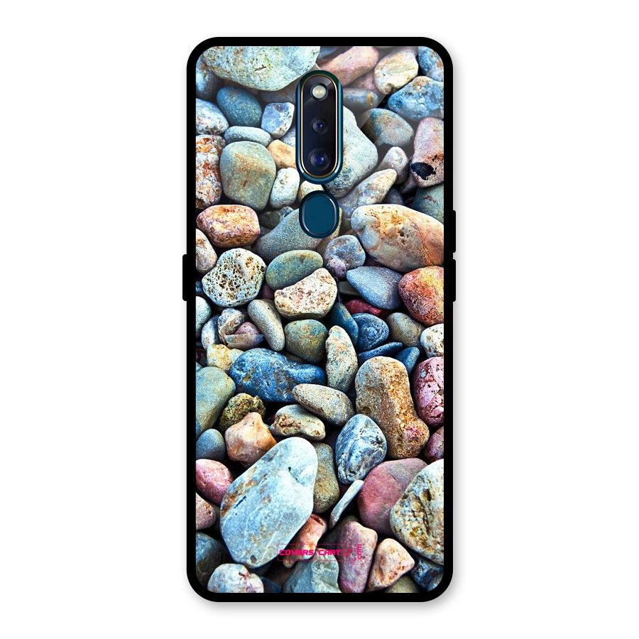 Pebbles Glass Back Case for Oppo F11 Pro