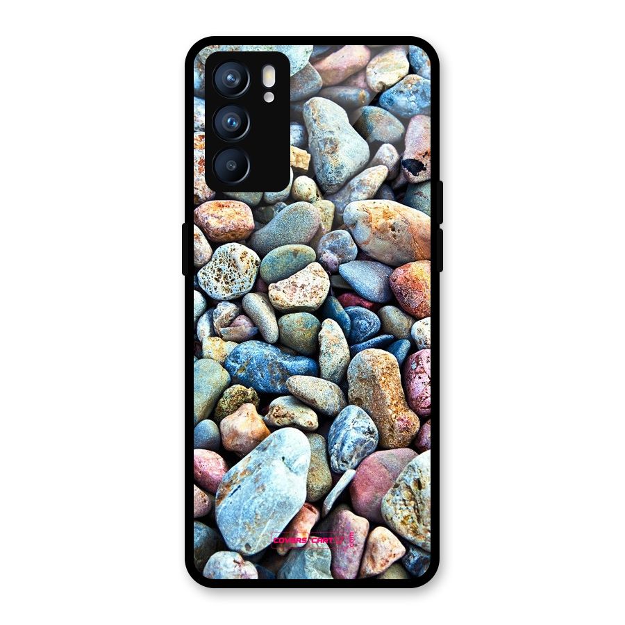 Pebbles Glass Back Case for Oppo Reno6 5G