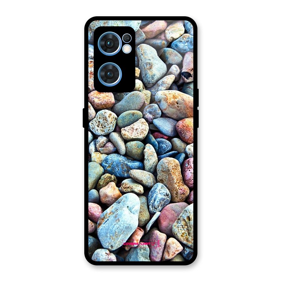 Pebbles Glass Back Case for Oppo Reno7 5G