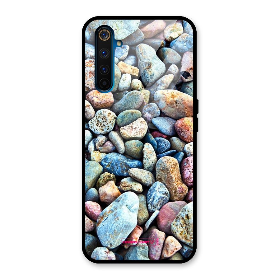 Pebbles Glass Back Case for Realme 6 Pro