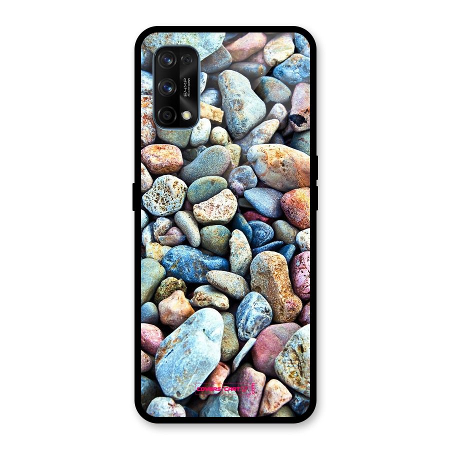 Pebbles Glass Back Case for Realme 7 Pro