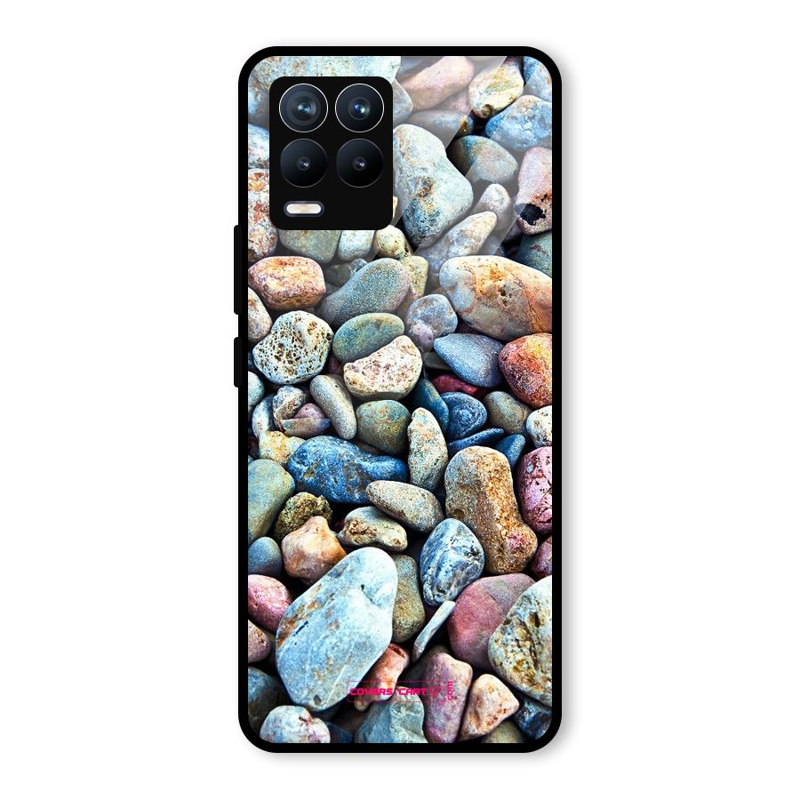 Pebbles Glass Back Case for Realme 8 Pro