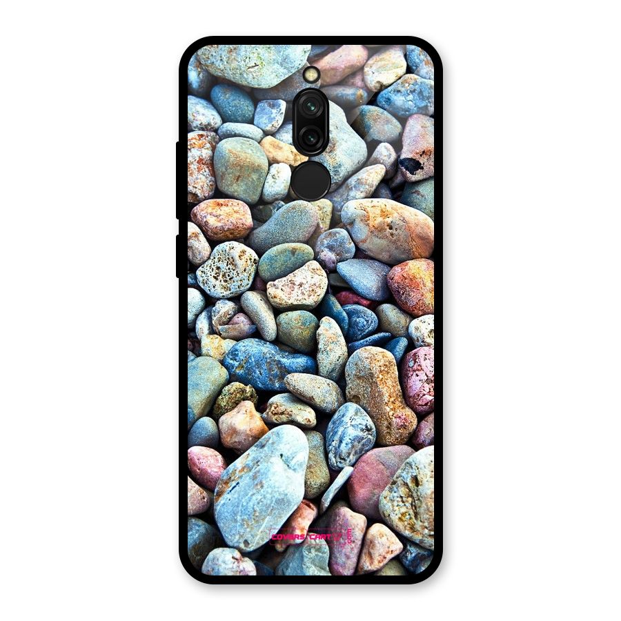 Pebbles Glass Back Case for Redmi 8