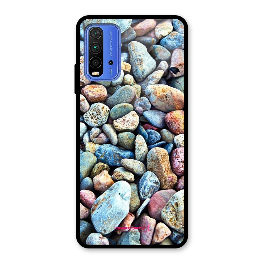 Pebbles Glass Back Case for Redmi 9 Power