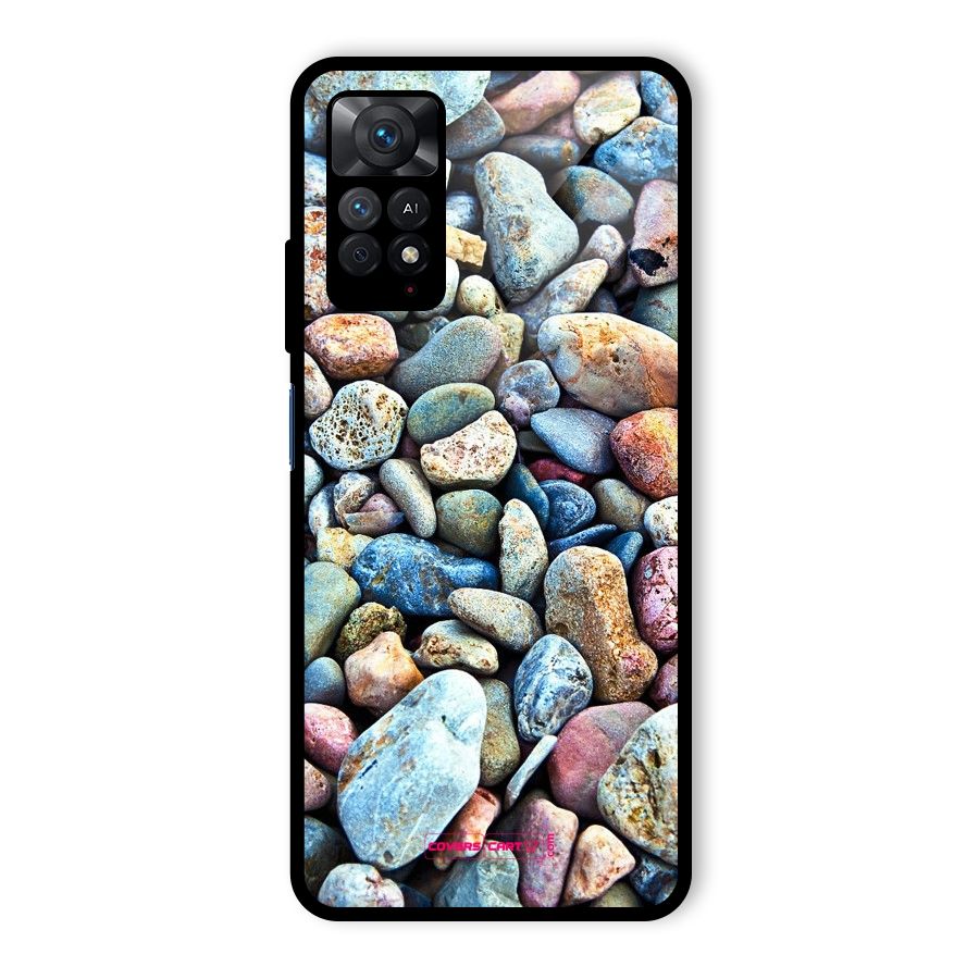 Pebbles Glass Back Case for Redmi Note 11 Pro Plus 5G