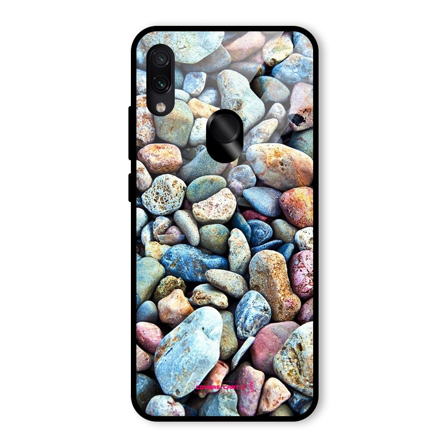 Pebbles Glass Back Case for Redmi Note 7 Pro