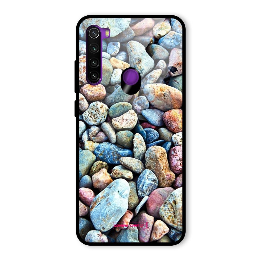 Pebbles Glass Back Case for Redmi Note 8