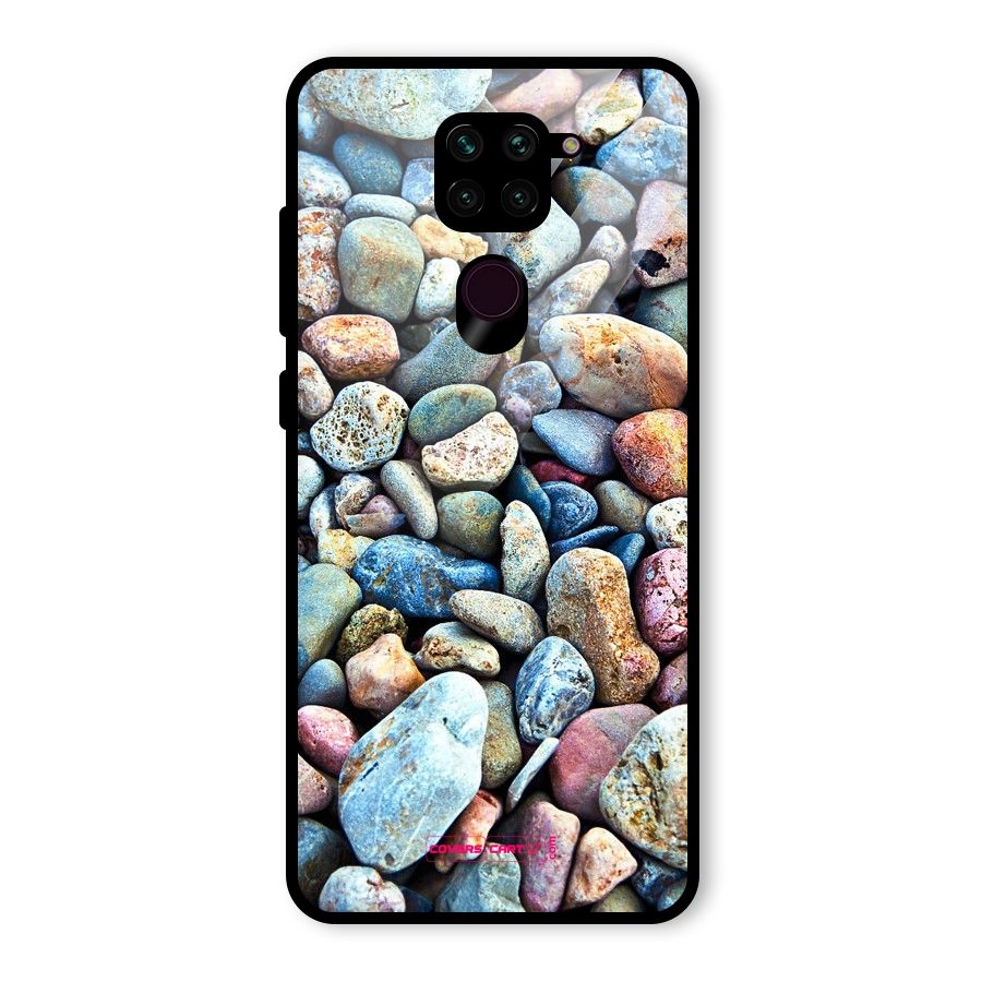 Pebbles Glass Back Case for Redmi Note 9
