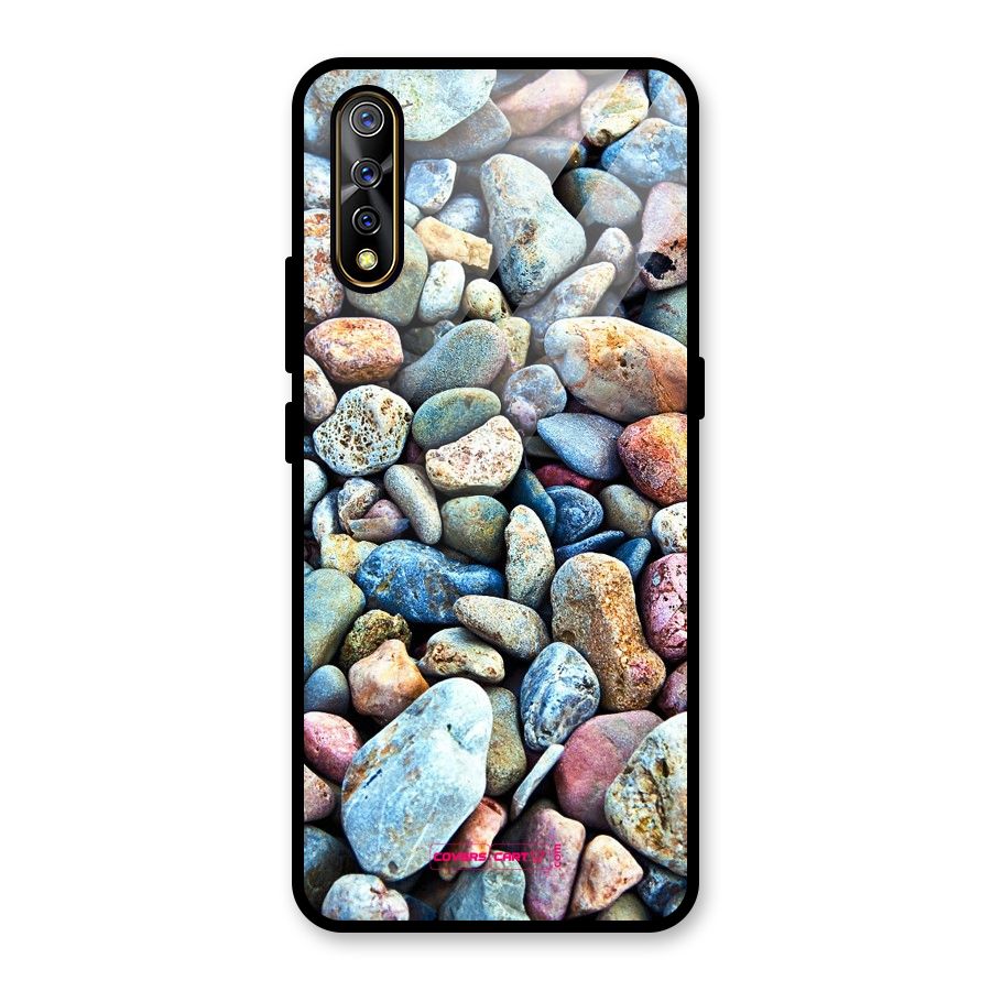 Pebbles Glass Back Case for Vivo S1