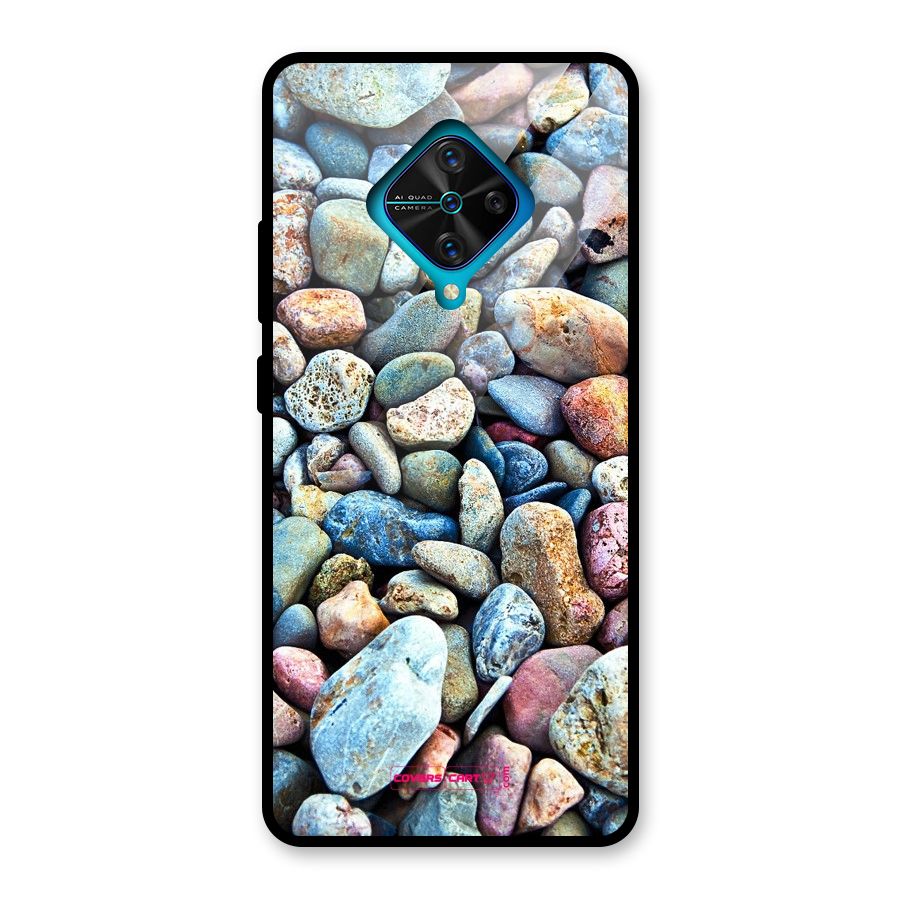 Pebbles Glass Back Case for Vivo S1 Pro