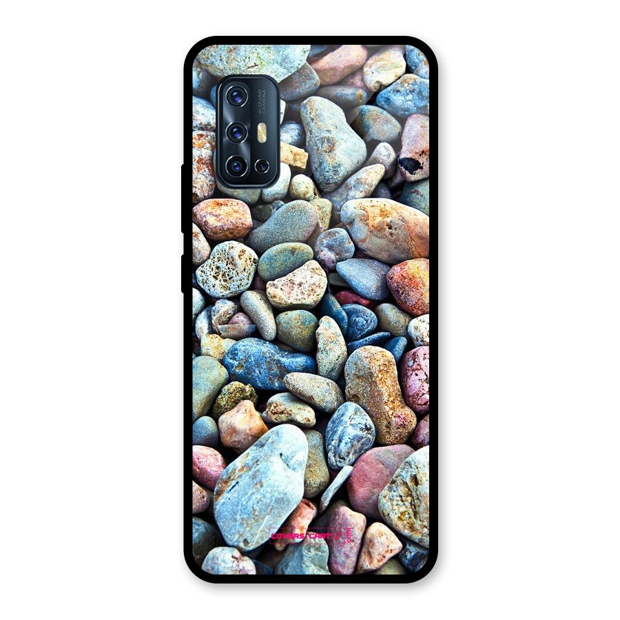 Pebbles Glass Back Case for Vivo V17